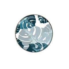 Monstera Leaves Background Hat Clip Ball Marker (10 pack)