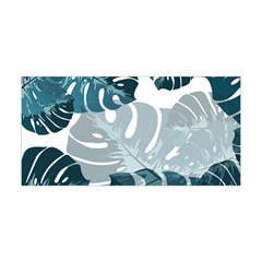 Monstera Leaves Background Yoga Headband