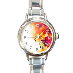 Autumn Round Italian Charm Watch by goljakoff