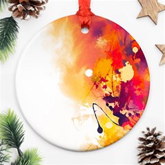 Autumn Ornament (round) by goljakoff