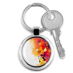 Autumn Key Chain (round) by goljakoff