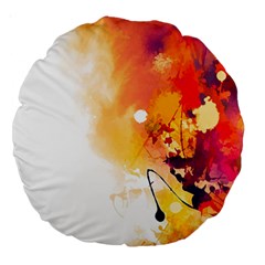 Autumn Large 18  Premium Round Cushions by goljakoff