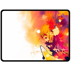 Autumn Double Sided Fleece Blanket (large)  by goljakoff