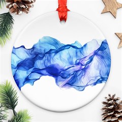 Blue Smoke Ornament (round) by goljakoff