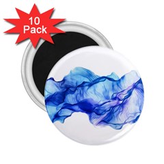 Blue Smoke 2 25  Magnets (10 Pack)  by goljakoff