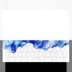 Blue Smoke Rectangular Jigsaw Puzzl by goljakoff