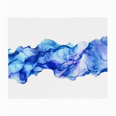 Blue Smoke Small Glasses Cloth by goljakoff