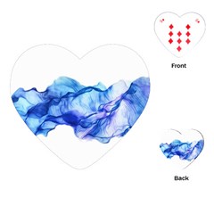 Blue Smoke Playing Cards Single Design (heart) by goljakoff