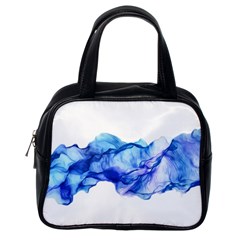 Blue Smoke Classic Handbag (one Side) by goljakoff