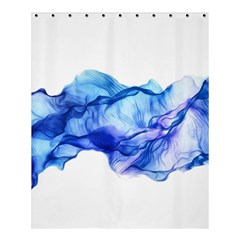 Blue Smoke Shower Curtain 60  X 72  (medium)  by goljakoff