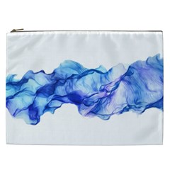 Blue Smoke Cosmetic Bag (xxl) by goljakoff