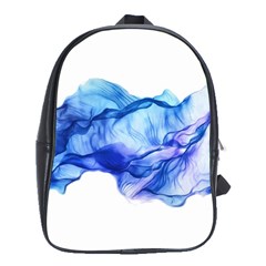 Blue Smoke School Bag (xl) by goljakoff