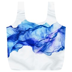 Blue Smoke Full Print Recycle Bag (xl) by goljakoff