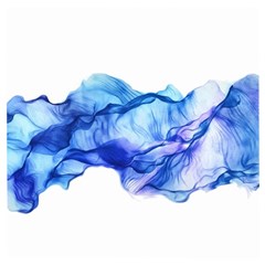 Blue Smoke Wooden Puzzle Square by goljakoff