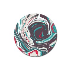 Vector Vivid Marble Pattern 1 Magnet 3  (round) by goljakoff