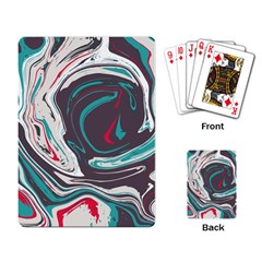 Vector Vivid Marble Pattern 1 Playing Cards Single Design (rectangle) by goljakoff