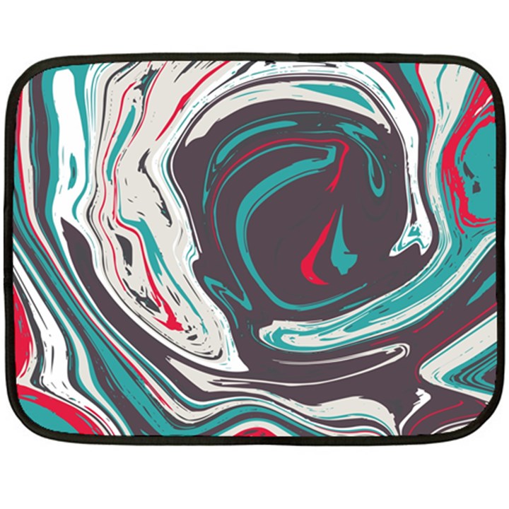 Vector Vivid Marble Pattern 1 Double Sided Fleece Blanket (Mini) 