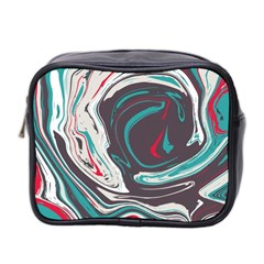 Vector Vivid Marble Pattern 1 Mini Toiletries Bag (two Sides) by goljakoff