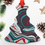 Vector Vivid Marble Pattern 1 Ornament (Christmas Tree)  Front