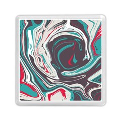 Vector Vivid Marble Pattern 1 Memory Card Reader (square) by goljakoff