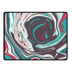 Vector Vivid Marble Pattern 1 Double Sided Fleece Blanket (small)  by goljakoff