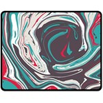 Vector Vivid Marble Pattern 1 Double Sided Fleece Blanket (Medium)  58.8 x47.4  Blanket Front