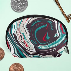 Vector Vivid Marble Pattern 1 Accessory Pouch (large) by goljakoff