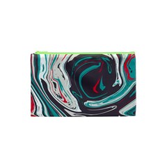 Vector Vivid Marble Pattern 1 Cosmetic Bag (xs) by goljakoff