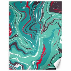 Green Vivid Marble Pattern 2 Canvas 12  X 16  by goljakoff