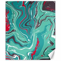 Green Vivid Marble Pattern 2 Canvas 20  X 24  by goljakoff