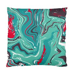 Green Vivid Marble Pattern 2 Standard Cushion Case (two Sides) by goljakoff