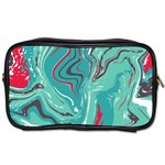 Green Vivid Marble Pattern 2 Toiletries Bag (One Side) Front