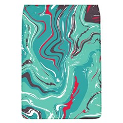 Green Vivid Marble Pattern 2 Removable Flap Cover (l) by goljakoff