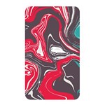 Red Vivid Marble Pattern 3 Memory Card Reader (Rectangular) Front