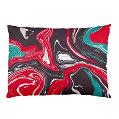 Red Vivid Marble Pattern 3 Pillow Case (two Sides) by goljakoff