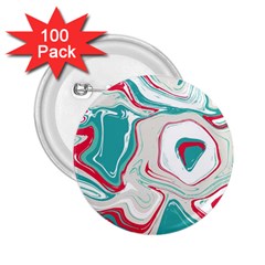 Vivid Marble Pattern 2 25  Buttons (100 Pack)  by goljakoff