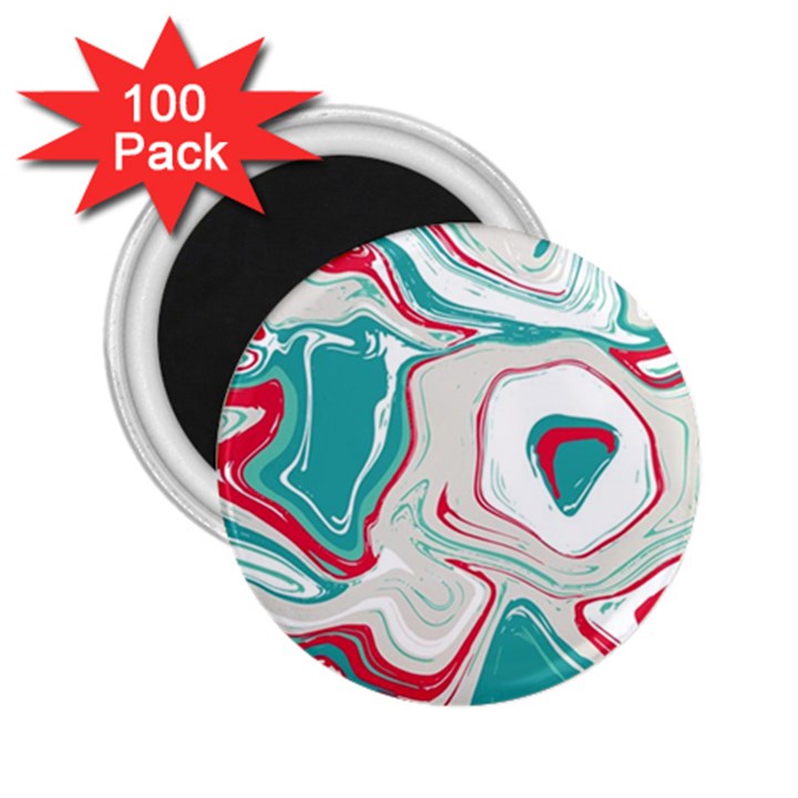 Vivid Marble Pattern 2.25  Magnets (100 pack) 