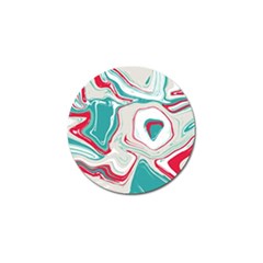 Vivid Marble Pattern Golf Ball Marker (10 Pack) by goljakoff