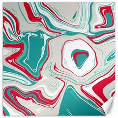 Vivid Marble Pattern Canvas 16  X 16  by goljakoff