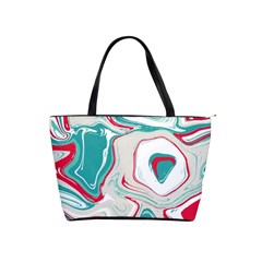 Vivid Marble Pattern Classic Shoulder Handbag by goljakoff