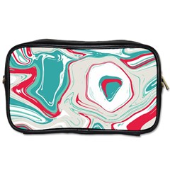 Vivid Marble Pattern Toiletries Bag (one Side) by goljakoff