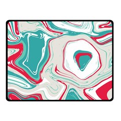 Vivid Marble Pattern Fleece Blanket (small) by goljakoff