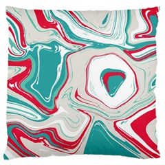 Vivid Marble Pattern Large Cushion Case (one Side) by goljakoff