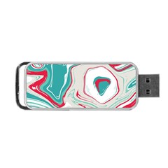 Vivid Marble Pattern Portable Usb Flash (one Side) by goljakoff