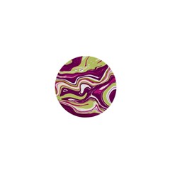 Purple Vivid Marble Pattern 1  Mini Magnets by goljakoff