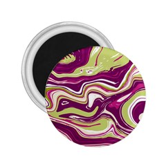 Purple Vivid Marble Pattern 2 25  Magnets by goljakoff