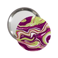 Purple Vivid Marble Pattern 2 25  Handbag Mirrors by goljakoff