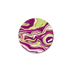 Purple Vivid Marble Pattern Golf Ball Marker by goljakoff