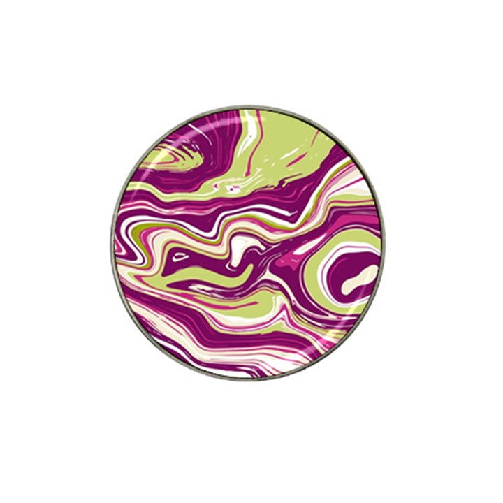 Purple Vivid Marble Pattern Hat Clip Ball Marker (4 pack)