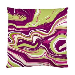 Purple Vivid Marble Pattern Standard Cushion Case (two Sides) by goljakoff